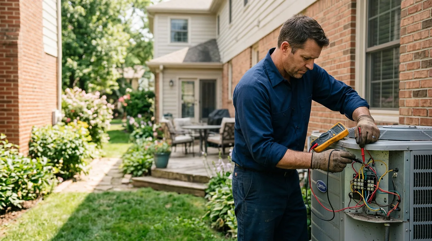 HVAC technician working near Santa Monica, CA